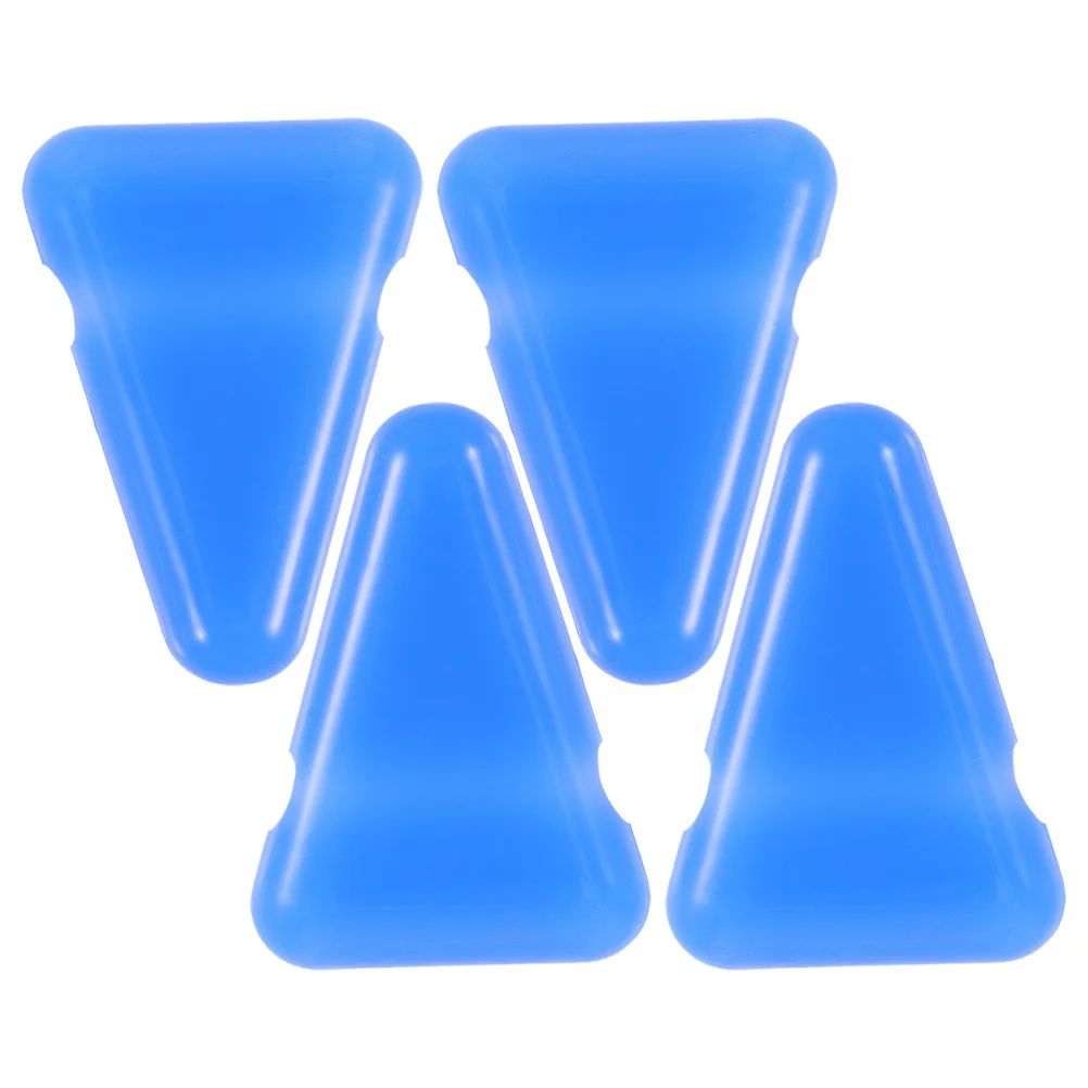 

4Pcs Triangle Silicone Tuning Fork Holders Universal Secure Non-Slip Base for Meditation Sound Therapy Musical Accessories