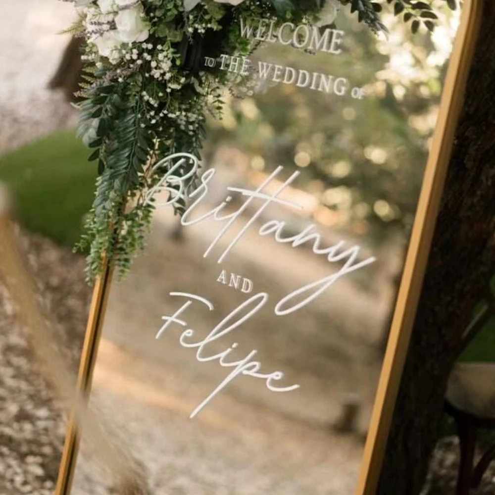 

Wedding Sign Sticker Welcome Entrance Vinyl Decal for Party Decor Engagement Anniversary Bachelor Art Mural