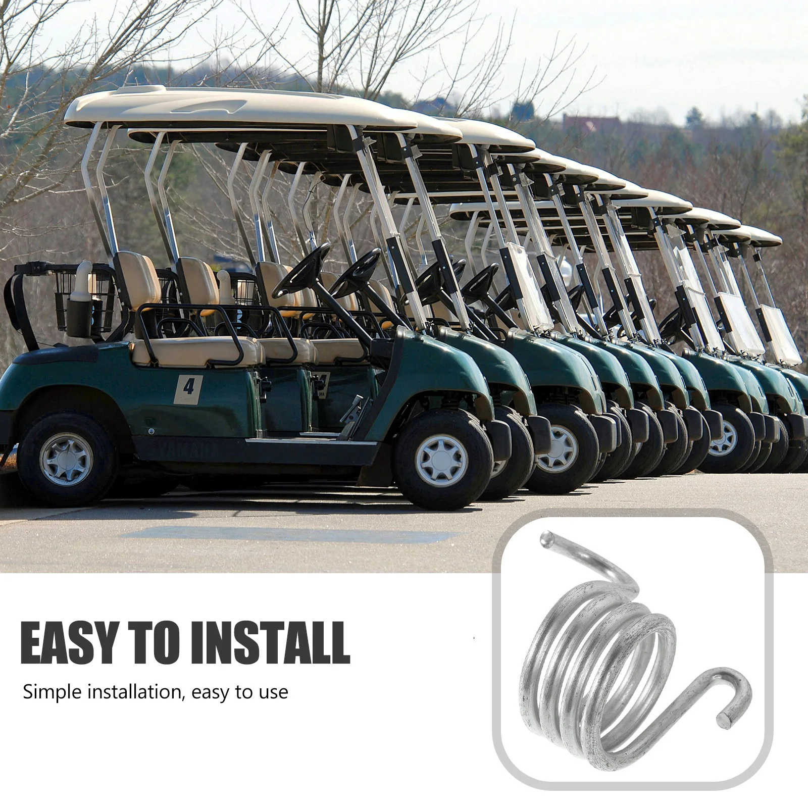 

3pcs Pedal Return Spring Durable Metal for Golf Cart Brake System Easy Installation Longlasting Reliability Precision Design