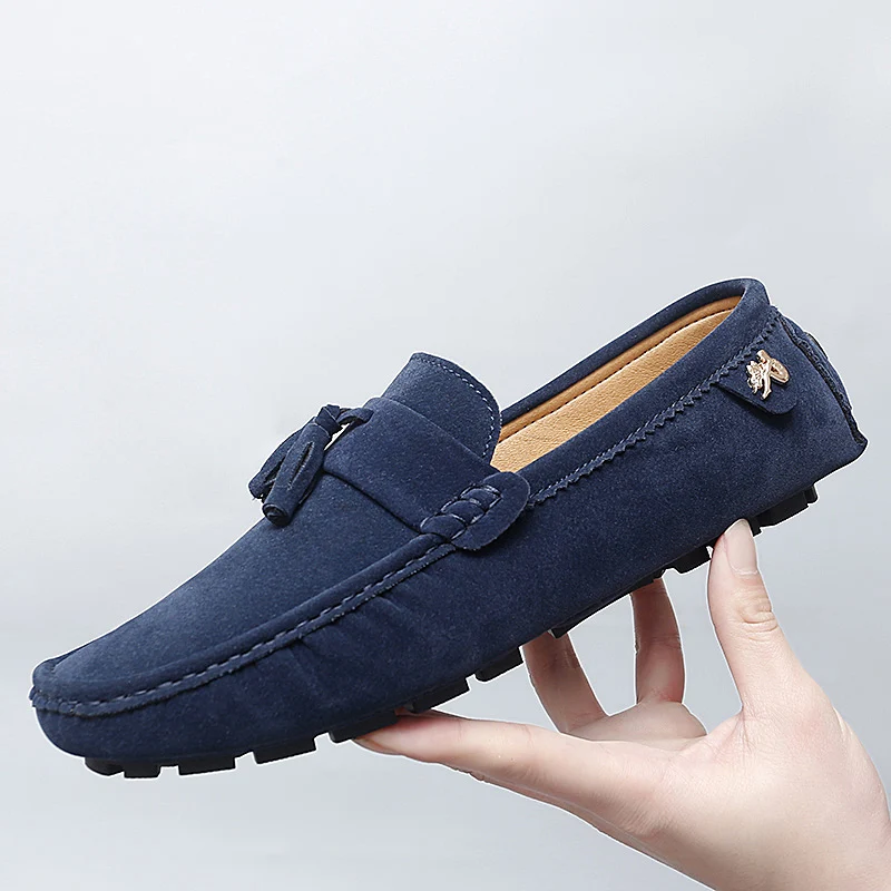 2025 New Men's Tassel Loafers with Soft Soles, Korean Style Versatile Fashion Casual Shoes, British Style Slip-On Driving Trendy Shoes