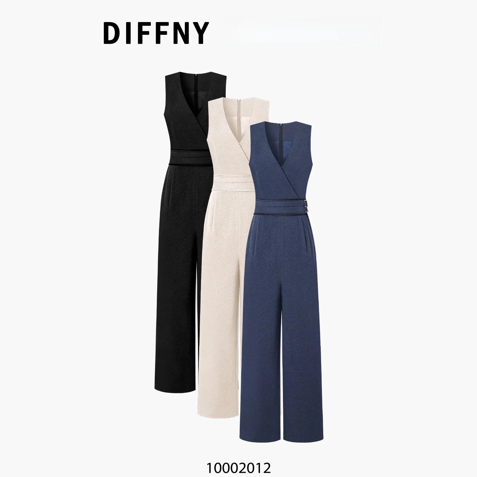 

Faionable шерстяные цельные брюки для женщин, прямой крой, высокая талия, корейские повседневные брюки для поездок на работу, осенние новые Arr...