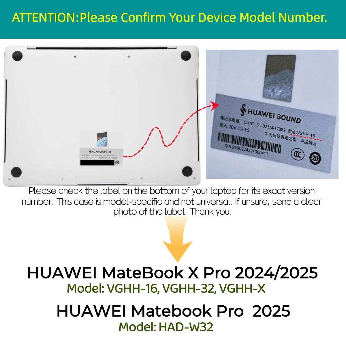 Matte Hard Shell Case for 2025/2024 Huawei MateBook X Pro 14.2 Inch Anti-Scratch Lightweight Laptop Cover (Model VGHH-32/16/X )