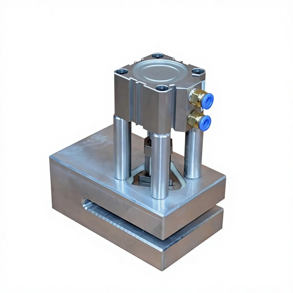 Air Driven Triangular Hole Punch Machine for PE Bag Making