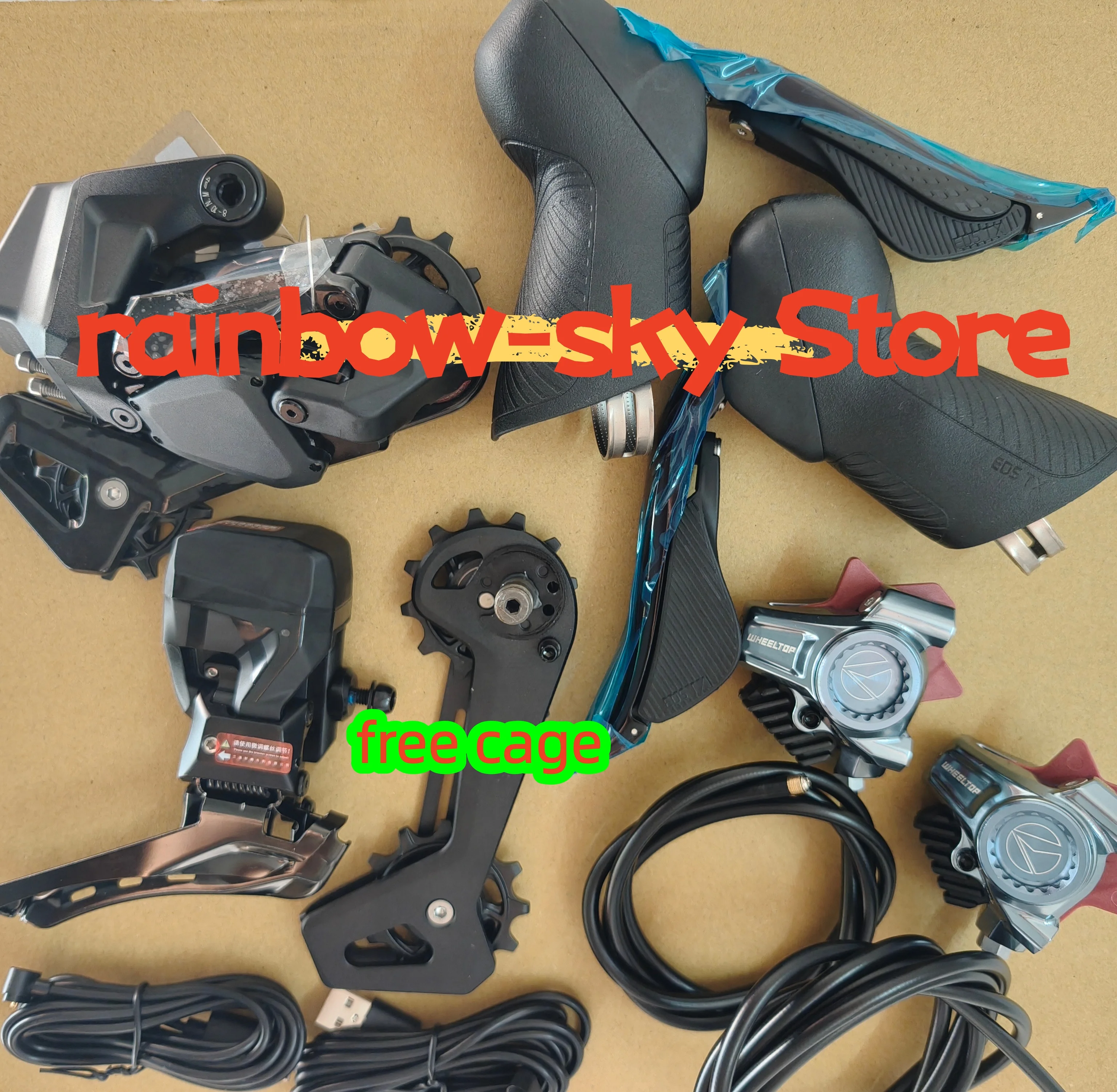 

WHEELTOP authorized dealer, EDS TX, carbon design RA7000, Wireless Electronic hydraulic disc brake