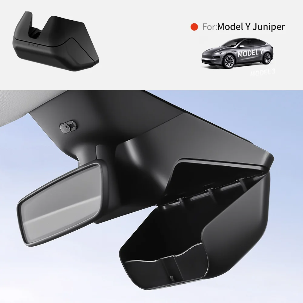 YZ für Tesla Model Y Juniper Brillenetui Original Design Auto-Innenraum Aufbewahrungsbox Sonnenbrillenhalter für Tesla Model Y Juniper