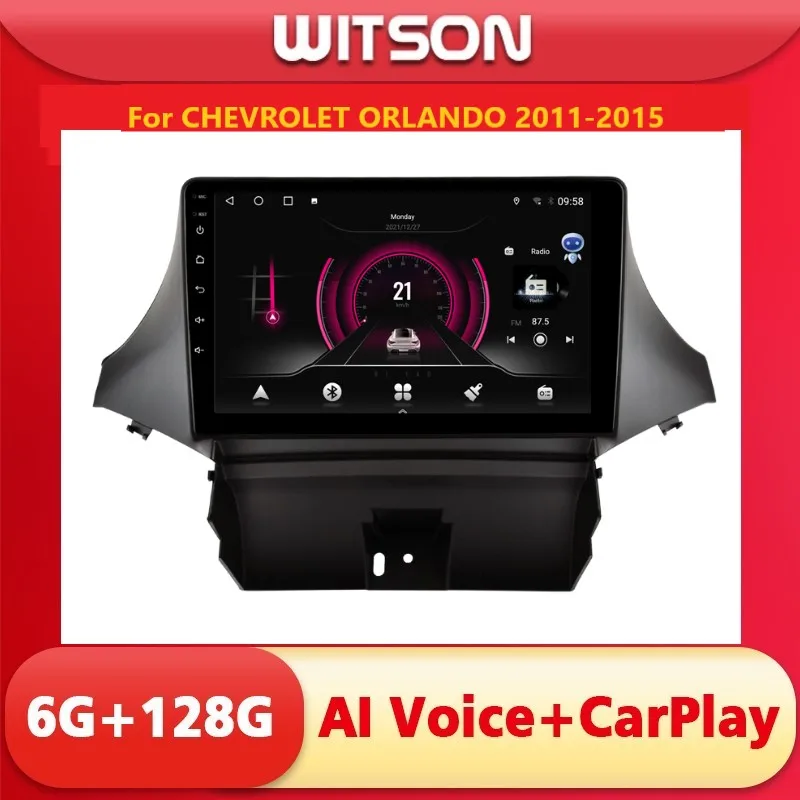 

WITSON Android 12 Auto Stero for CHEVROLET ORLANDO 2011-2015 Car Radio Carplay Multimedia GPS Vehicle Head Unit