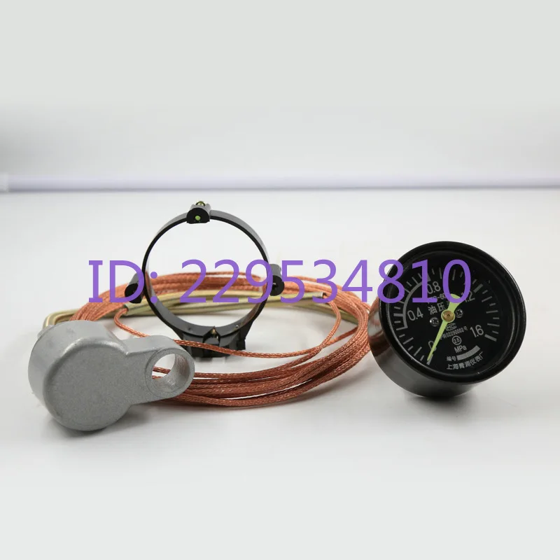 YTC-60b pressure gauge with tail line hydraulic gauge Remote transmission hydraulic gauge