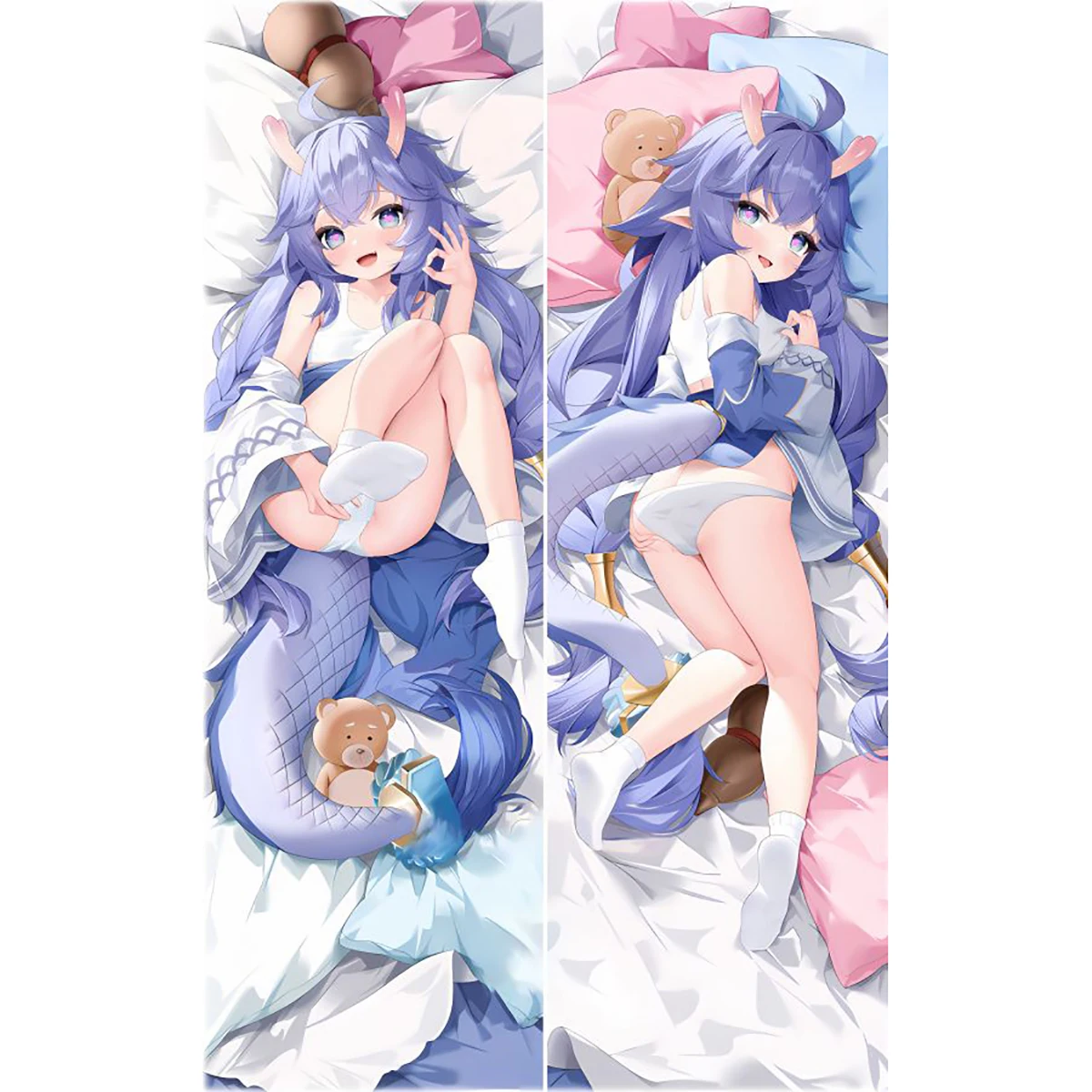 

Наволочка для подушки Game Honkai: Star Rail Dakimakura Двусторонняя наволочка с принтом Bailu декоративные наволочки для подушек