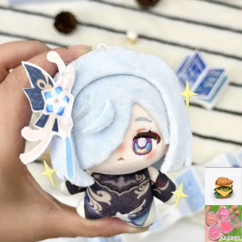 Game Genshin Impact Shen He Cosplay Animal Body Dango Pendant Keychain Anime Figure Mascot Xmas Gift 10cm