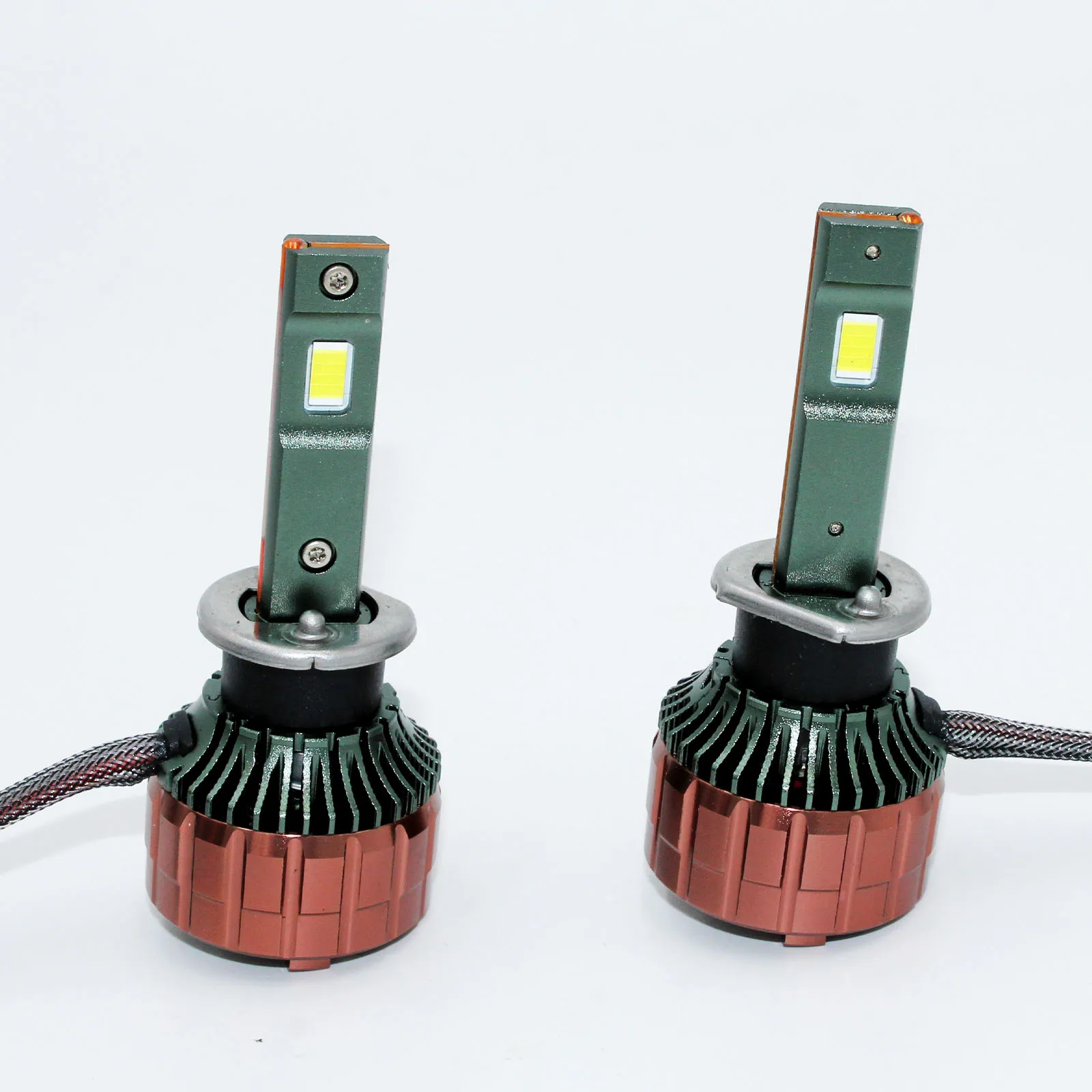 2x H1 150 واط LED المصابيح الأمامية تحويل عدة عالية منخفضة شعاع السوبر مشرق 6000 كيلو الأبيض السيارات LED مصباح عالية الطاقة الضباب الخفيف