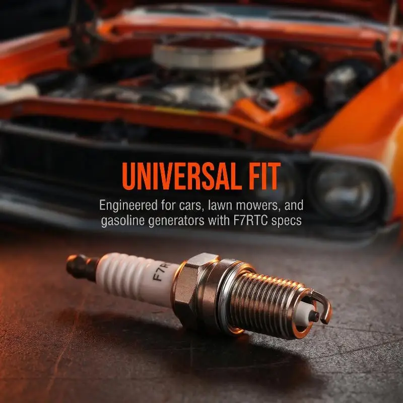 Reliable Spark Plug F6RTC for Motorbike PW50 PW80 50cc 70cc 90cc 110cc Stable Ignition Enhanced Throttle Response