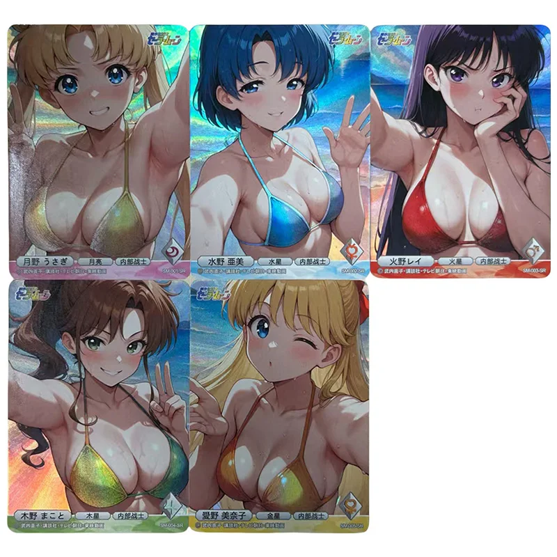 Anime Goddess Story DIY ACG Collectible Cards Android 18 Tifa Hyuga Hinata Mikasa Nami Fubuki Aqua Toys for boys Birthday Gifts