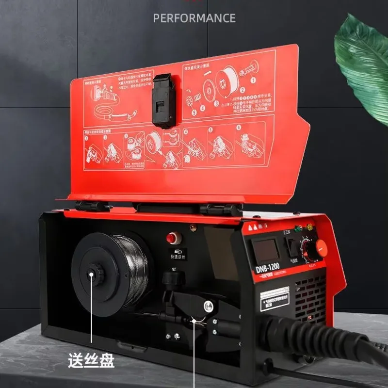 Stable DNB-1200 3-in-1 Gasless MIG Welder 220V Household & Industrial Welding Machine for Galvanized Pipe
