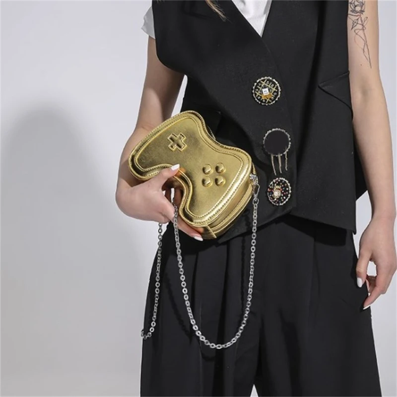 Fashion Shoulder Bag Gamepad Shaped Chain Bags PU Cosmatic Bag for Girl Women Crossbody Bags CreativeLady Purse