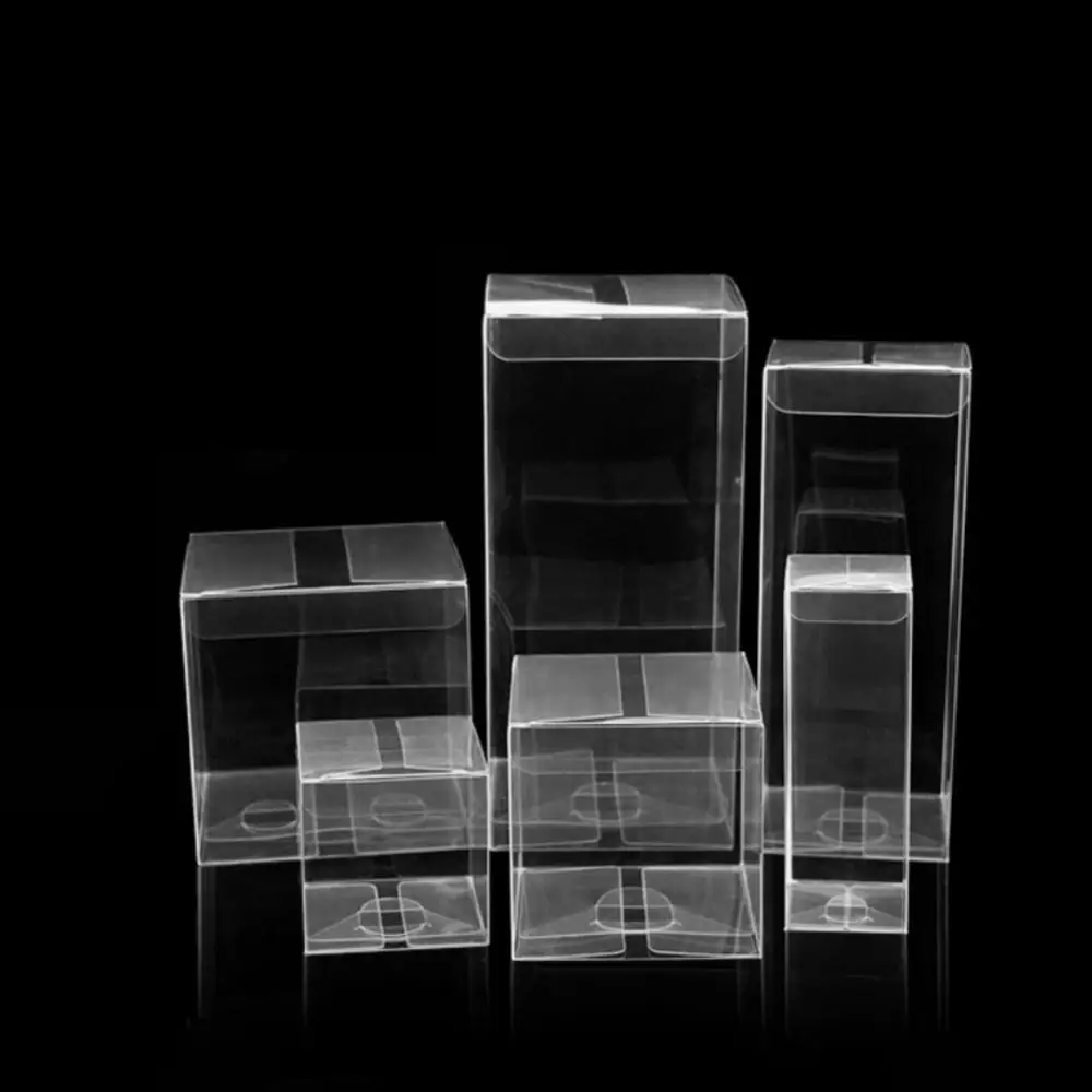 50Pcs Surprise/mysterious/mystery box/boxes Square Transparent Mooncake Biscuit Packing Boxes Storage Case Container