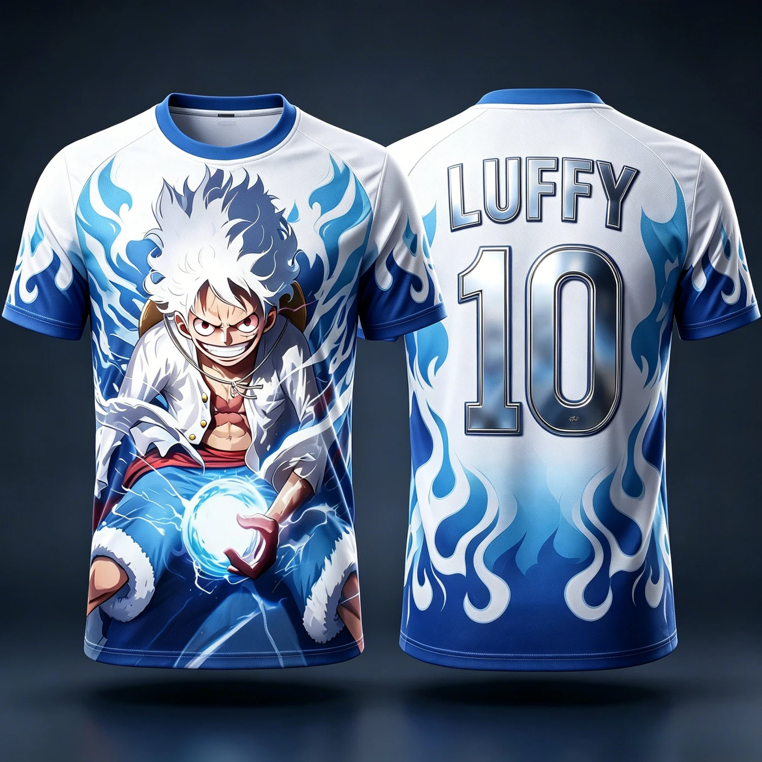 2026 Summer One Piece Luffy Retro Cosplay T-shirt Men's Oversized 3D Printed Short-sleeved Family Unisex Children's Sports Shirt