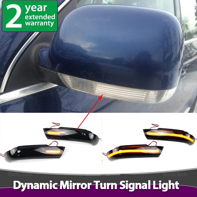 Dynamic Blinker LED Turn Signal Light Indicator Side Mirror Lamp For Volkswagen VW Touareg 7L pre-facelift 2002-2006