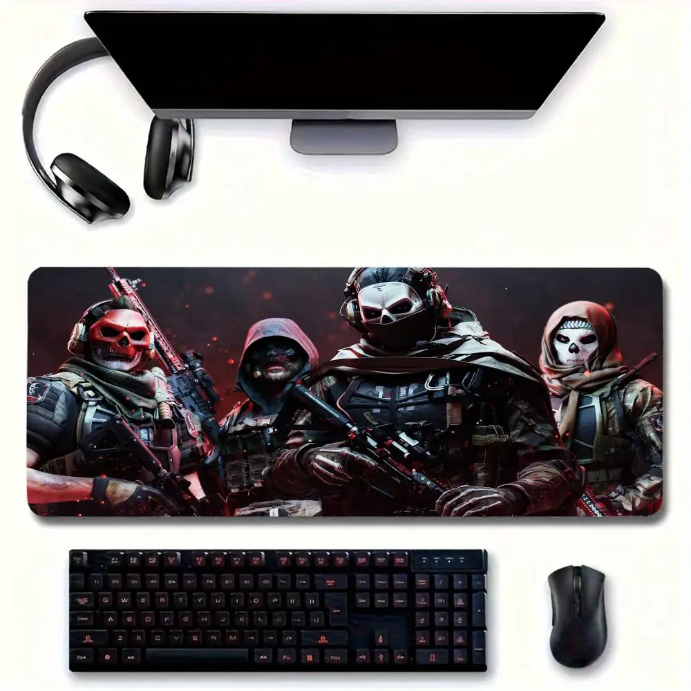 C-Call of D-Duty Game Mouse Pad Large mouse pad for home office Waterproof leather desk pad for gamers Computer mouse pad Keyboa