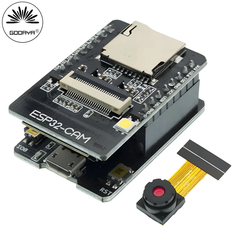 ESP32-CAM WiFi WiFi وحدة ESP32 المسلسل إلى WiFi ESP32 CAM مجلس التنمية 5 فولت بلوتوث مع وحدة كاميرا OV2640 USB TTL