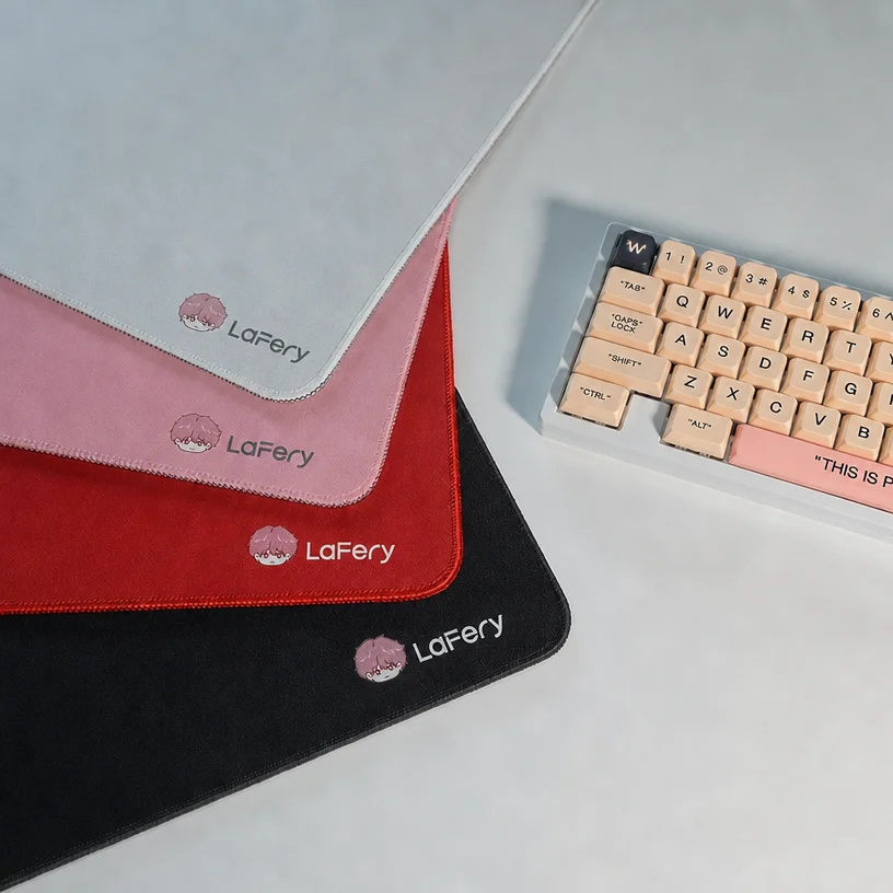 Lafery Professional Gaming Mouse Pad with Soft Poron High-Grade Surface for Speed and Precision Control