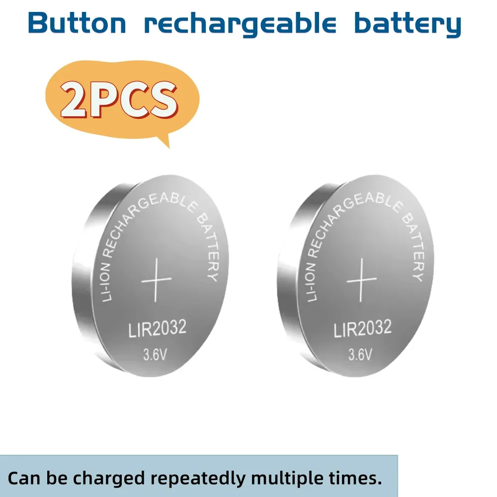 Rechargeable Lithium Coin Cell Battery LIR2032 LIR2025 LIR2016 Can Replace CR2032 CR2025 CR2016 For Watches view 4