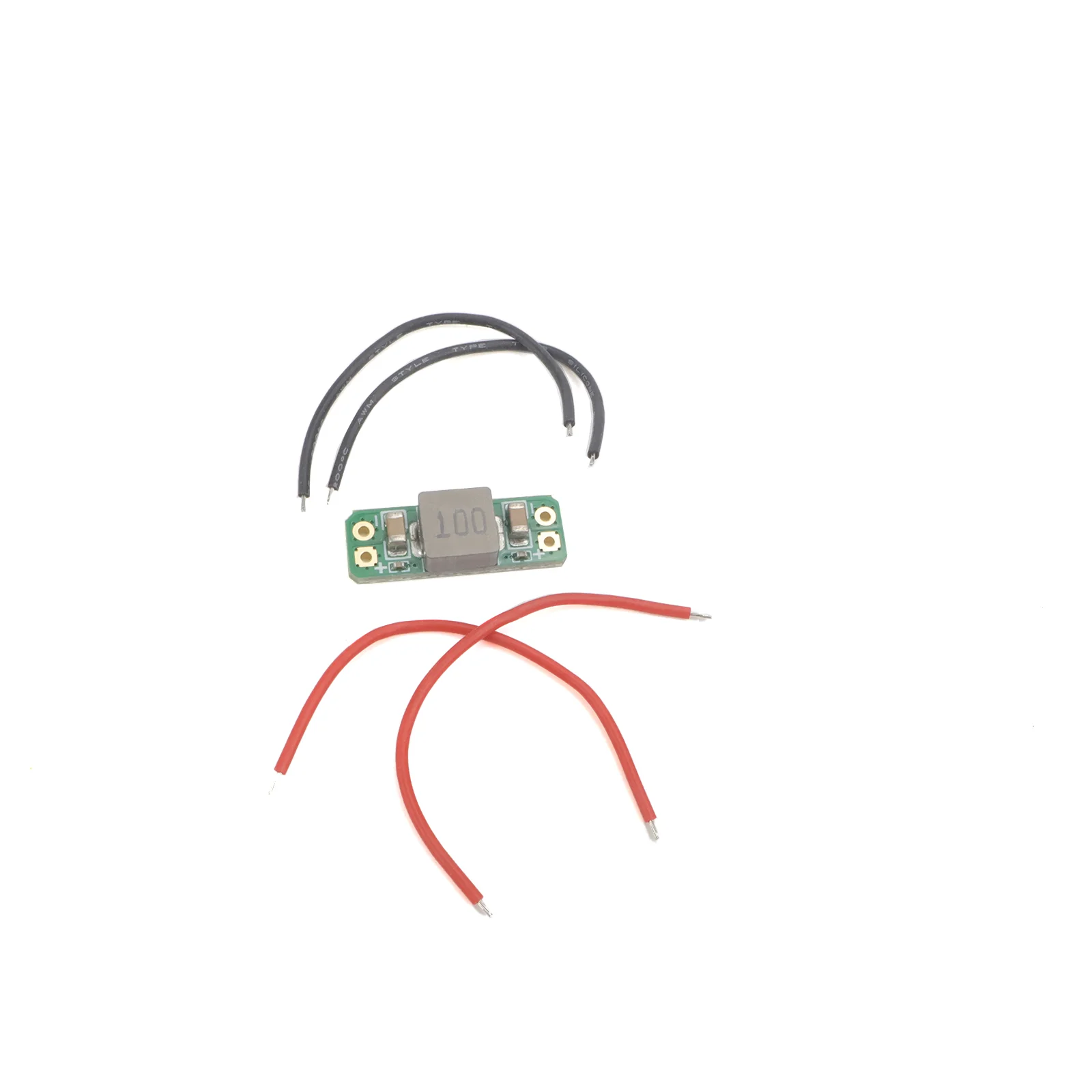 LC Filter Module 3A 5-36V Built-in Reverse Polarity Protection with 2 Red 2 Black Wires Anti-interference for FPV Drone RC VTX