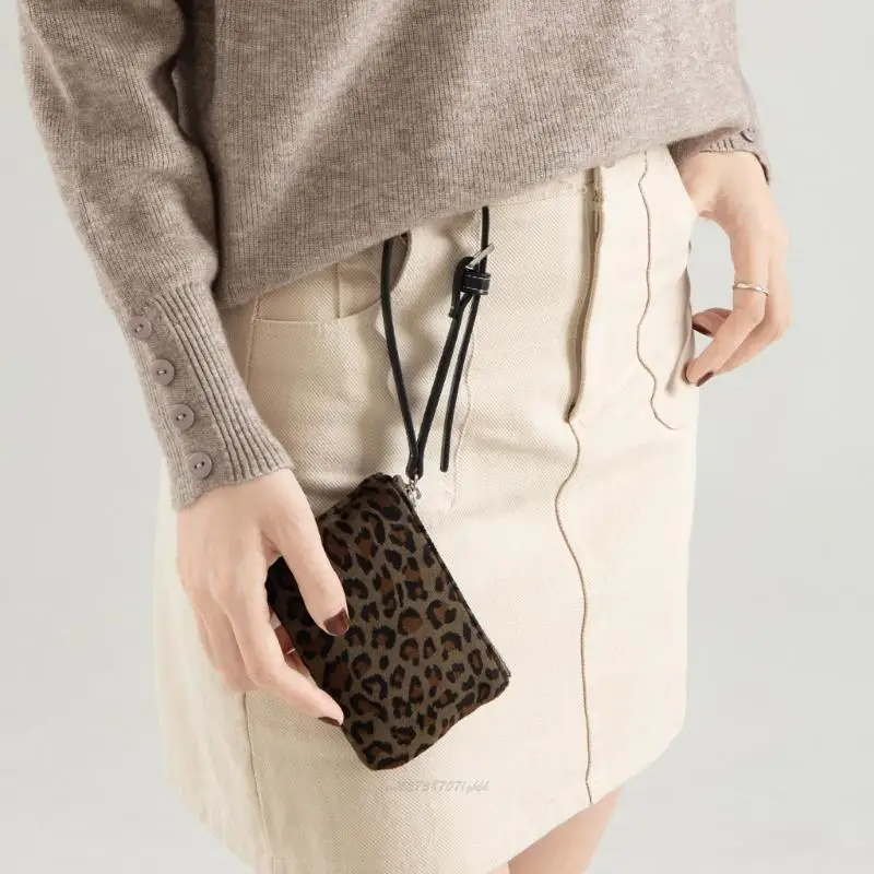 X5XA กระเป๋าสตางค์ซิปกระเป๋าสตางค์หนังนิ่มสไตล์เกาหลีสำหรับ Essential