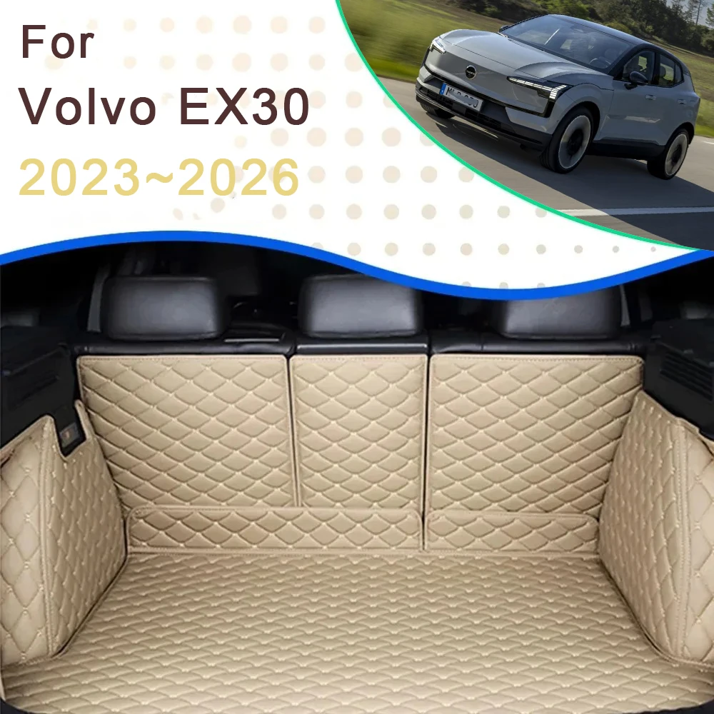 

Car Trunk Cargo Liner For Volvo EX30 2023 2024 2025 2026 5seat Waterproof Rug Rear Boor Mat Carpets Storage Pad Auto Accessories