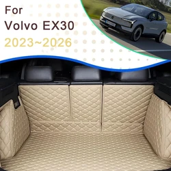 Car Trunk Cargo Liner For Volvo EX30 2023 2024 2025 2026 5seat Waterproof Rug Rear Boor Mat Carpets Storage Pad Auto Accessories