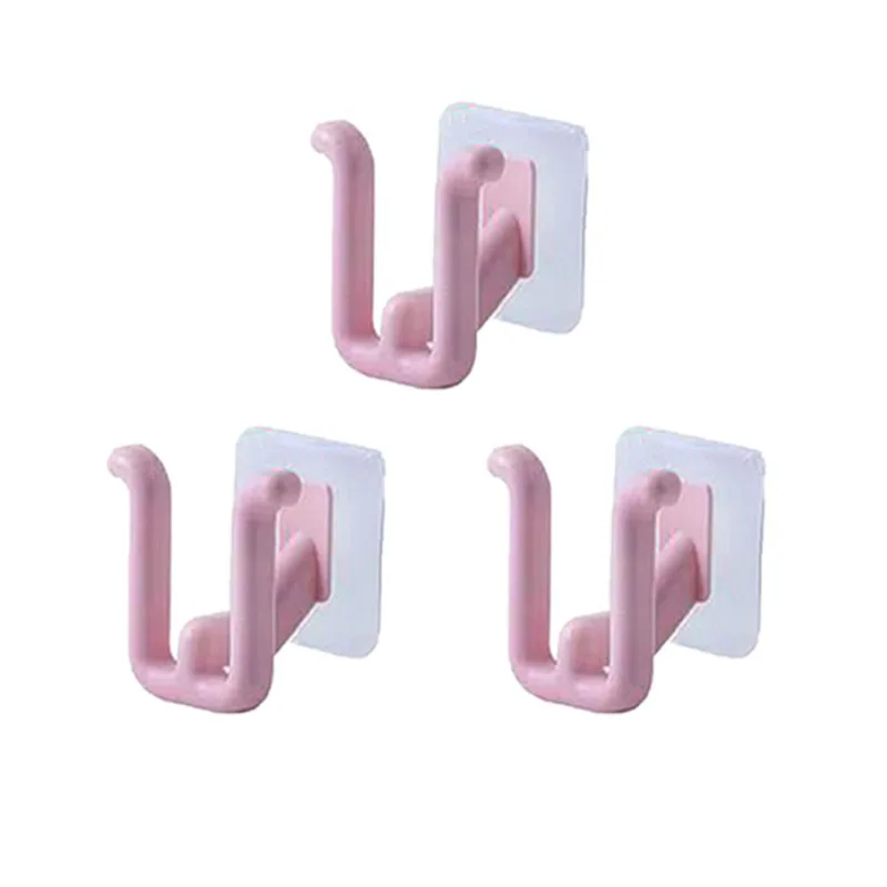 1/3PCS Self-adhesive Slipper Rack Bathroom Slipper Hook Toilet Drainage Rack Wall Mounted Bedroom Storage Hook Shoe Drying Rack