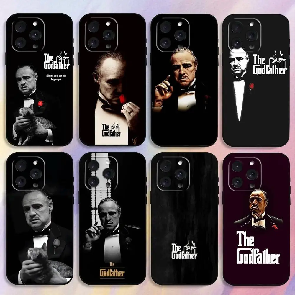 

The G-Godfather Phone Case For iPhone 16,15,14,13,12,17,Pro Max,Plus Silicone Black Case