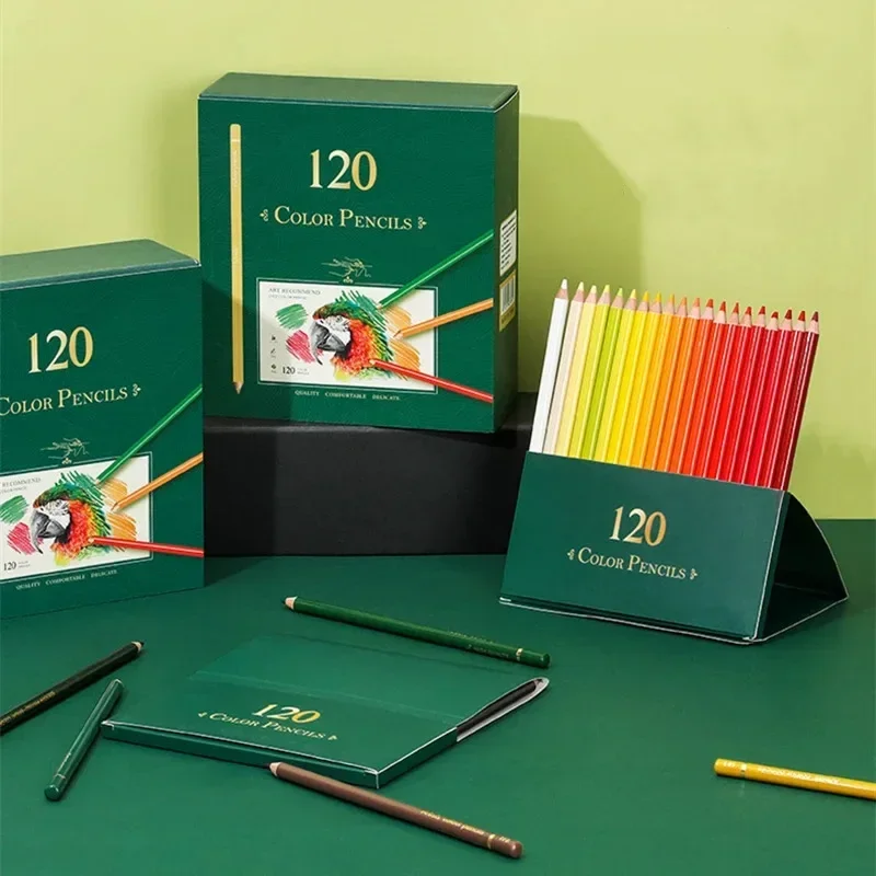 New Colored Pencils With Gift Box 120 Adult Artist Colored Pencils Set, Unique Oil-Based Art Pencils, Christmas Birthday Gifts
