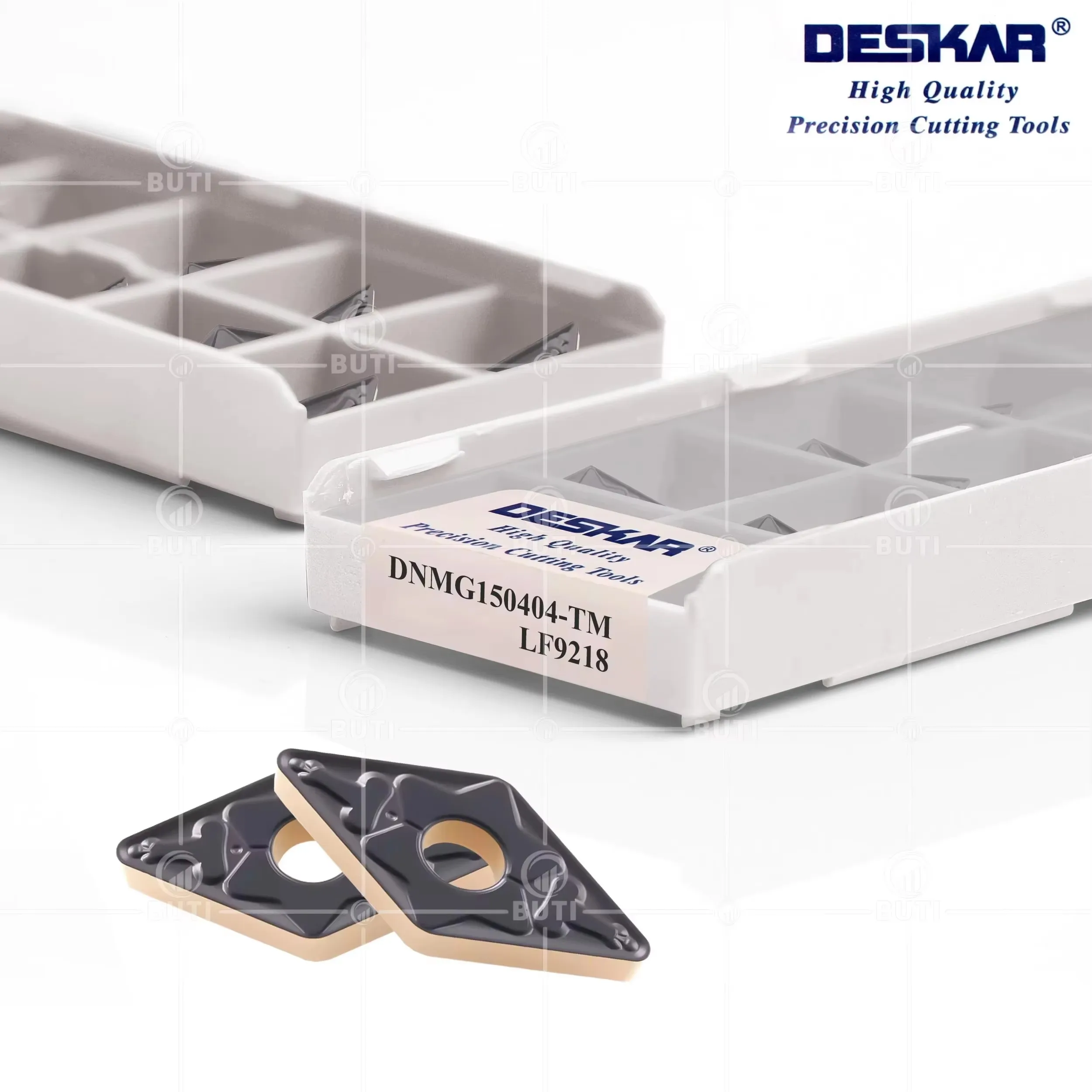 

DNMG150404/150408-TM DNMG150608-PM LF9218 DESKAR 100% оригинальные ромбовидные двухцветные токарные лезвия с ЧПУ для обработки стальных деталей