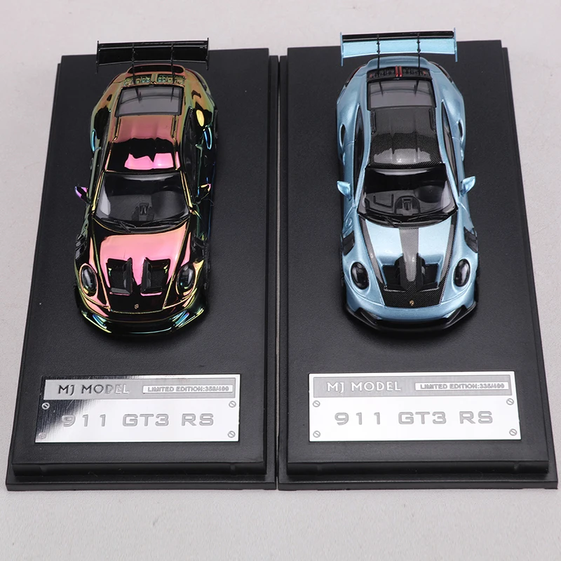MJ 1:64 911 GT3 RS Die-cast alloy simulation car model toy