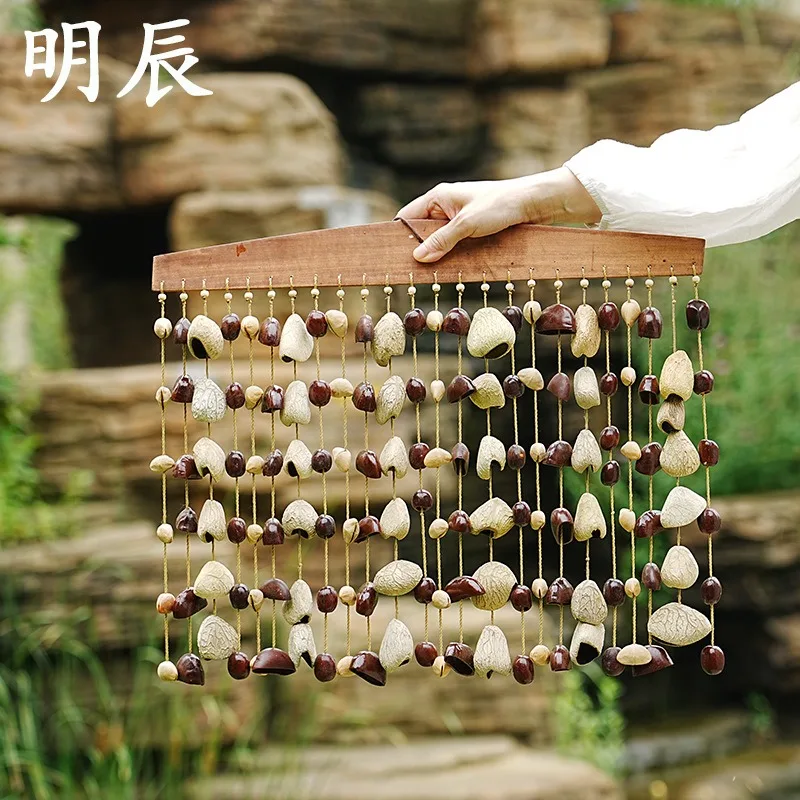 Bells and Four Fruits Mixed Husks (24 * 6 Pieces) Handmade Husks Indonesia Imported Fruit Sound Healing view 4