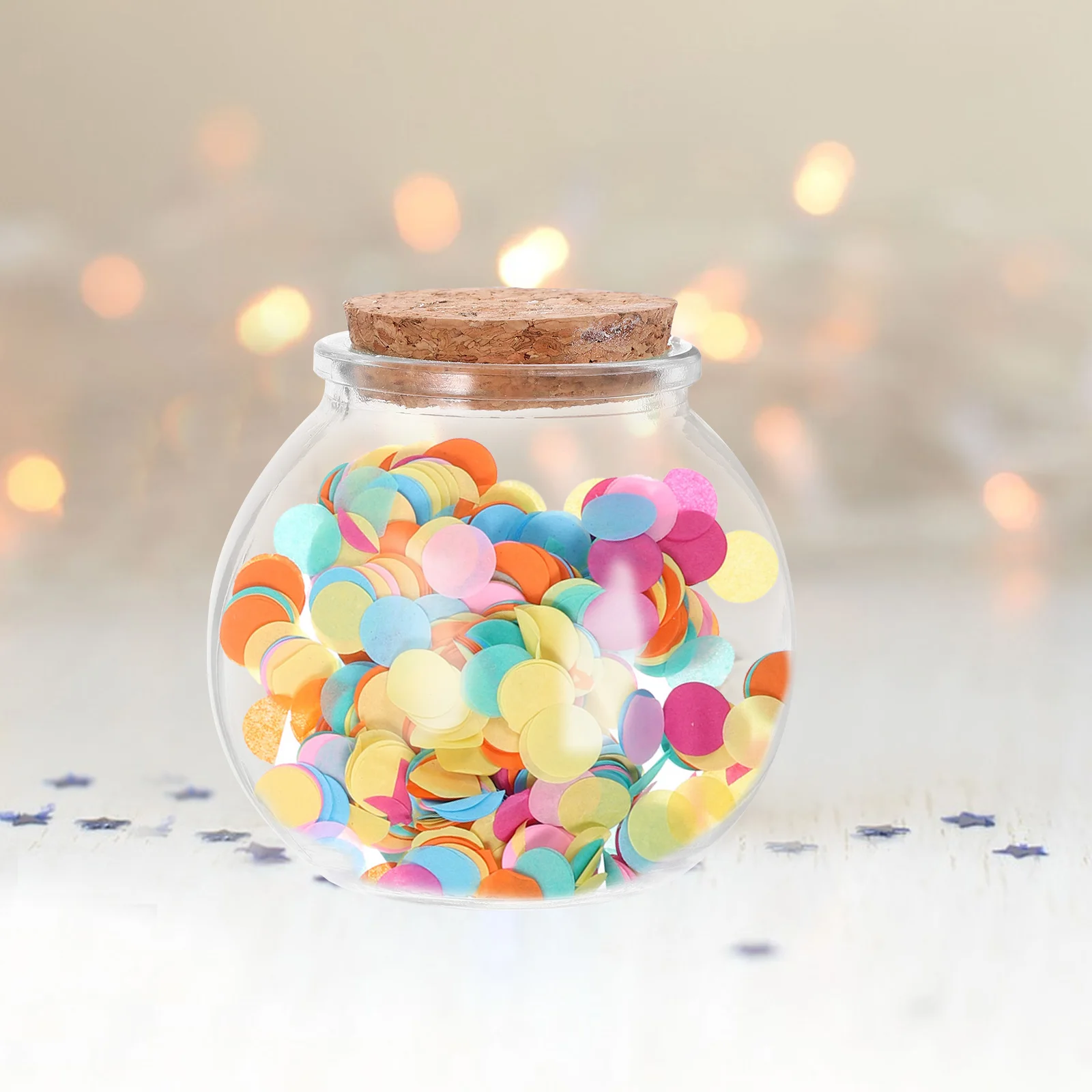 

2Pcs Drifting Bottle Mini Glass With Cork Safe Light Wear Resistance Practical Longtime Friends Wide Uses Perfume