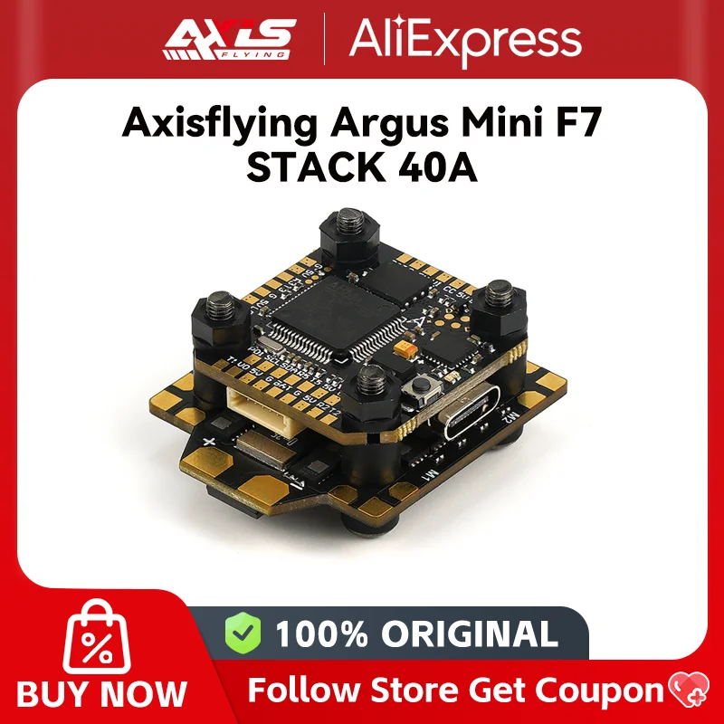 Axisflying Argus Mini F7 STACK 40A ESC MPU 6000 Gyro 32 BIT F4 MCU 120MhZ AXIS FLYING F7 PRO