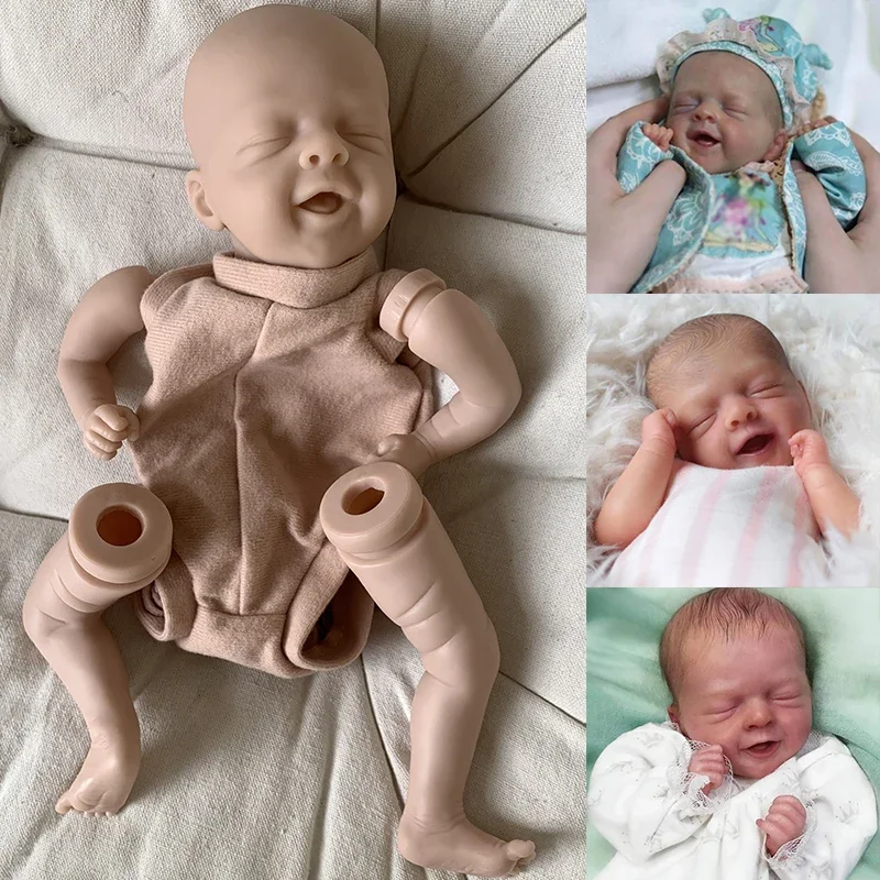 11inch Salia Reborn Doll Kit with Signature Unfinished Mini Doll Parts Reborn Blank Doll Kit with Body and Eyes