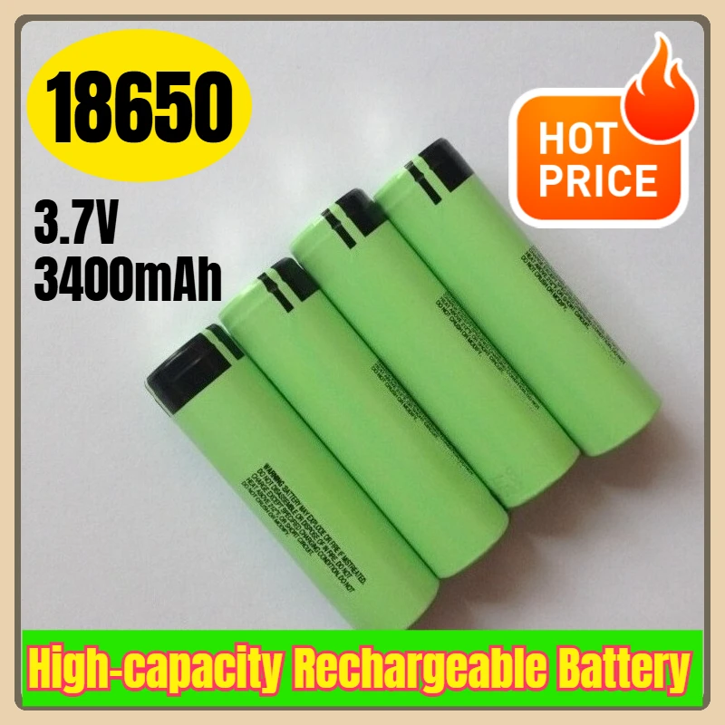 

18650 3.7V 3400mAh High-capacity Rechargeable Battery