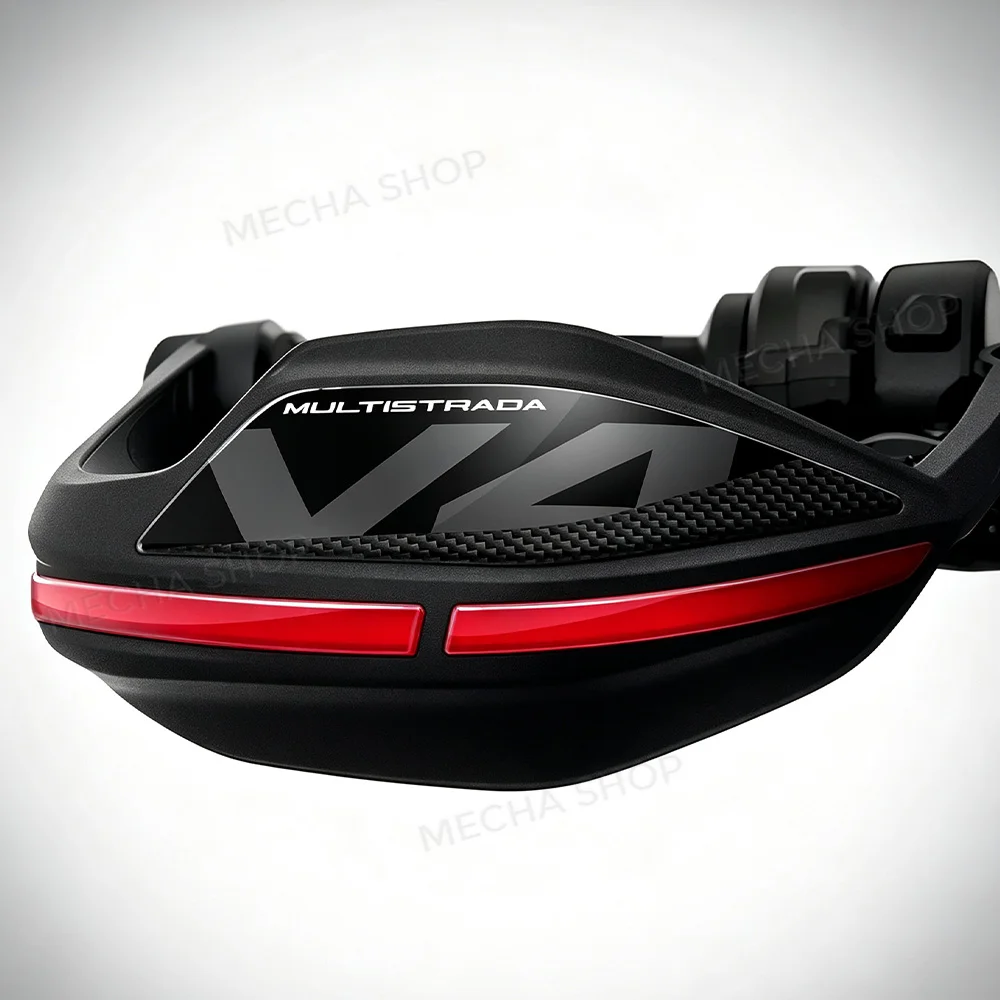For Multistrada V4 S Grand Tour 2024 Accessories 3D Resin Sticker Protective Handguard Decal