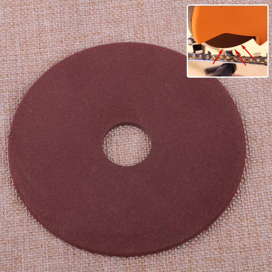 

LETAOSK 105mm x 22mm Grinding Wheel Cut Off Cutter Abrasive Disc Cutting Disc for 325 Pitch 3/8" Sharpener Grinder Chainsaw