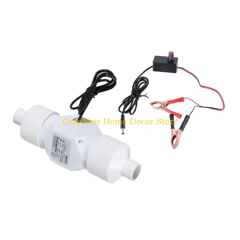 

92MF In Line Air Blower 12V Ventilation Blower Air Vent In Line Marine Bilge Strong Engine Ventilation Fan Bilge Air Blower