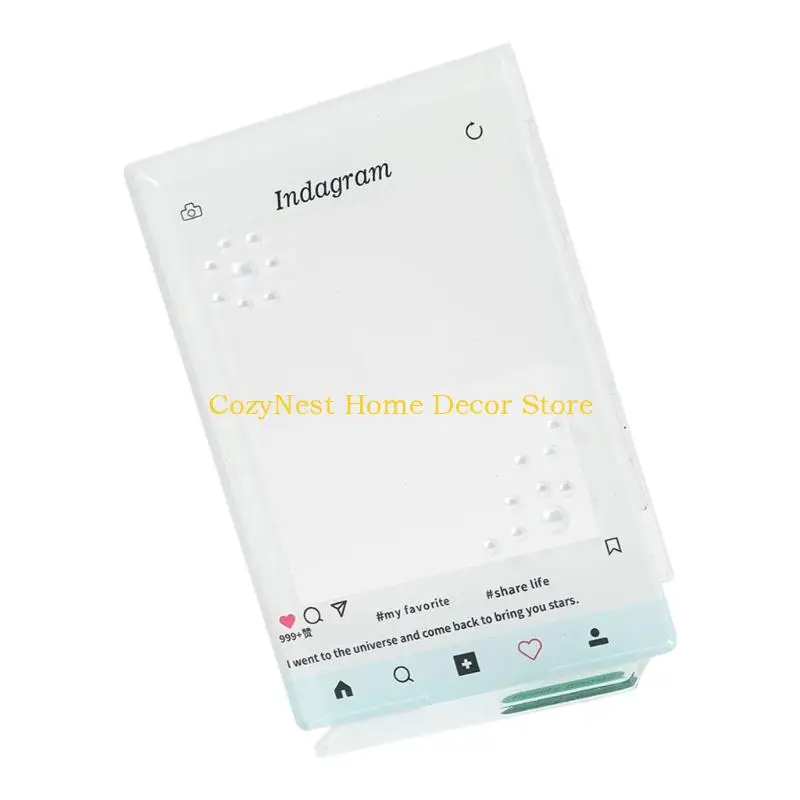 92MF 1Pc Clear Acrylic Picture Frame Sweet Photo Frame Photo Display Holder,Collections for Home Office Table Decors