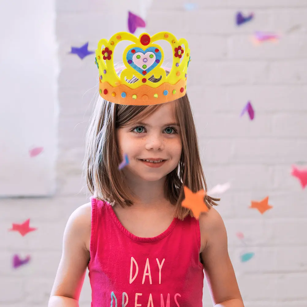 

Набор для творчества «Корона принцессы» (6 шт.): Премиум-набор для изготовления тиары своими руками для дня рождения, праздничных мероприятий и декораций