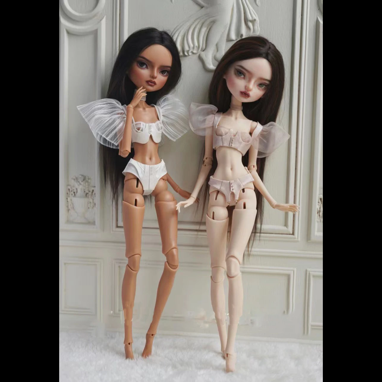 New 1/6 BJD Doll Body Resin Material DIY Girl  Movable Jointed Doll Body Doll Toys Gifts