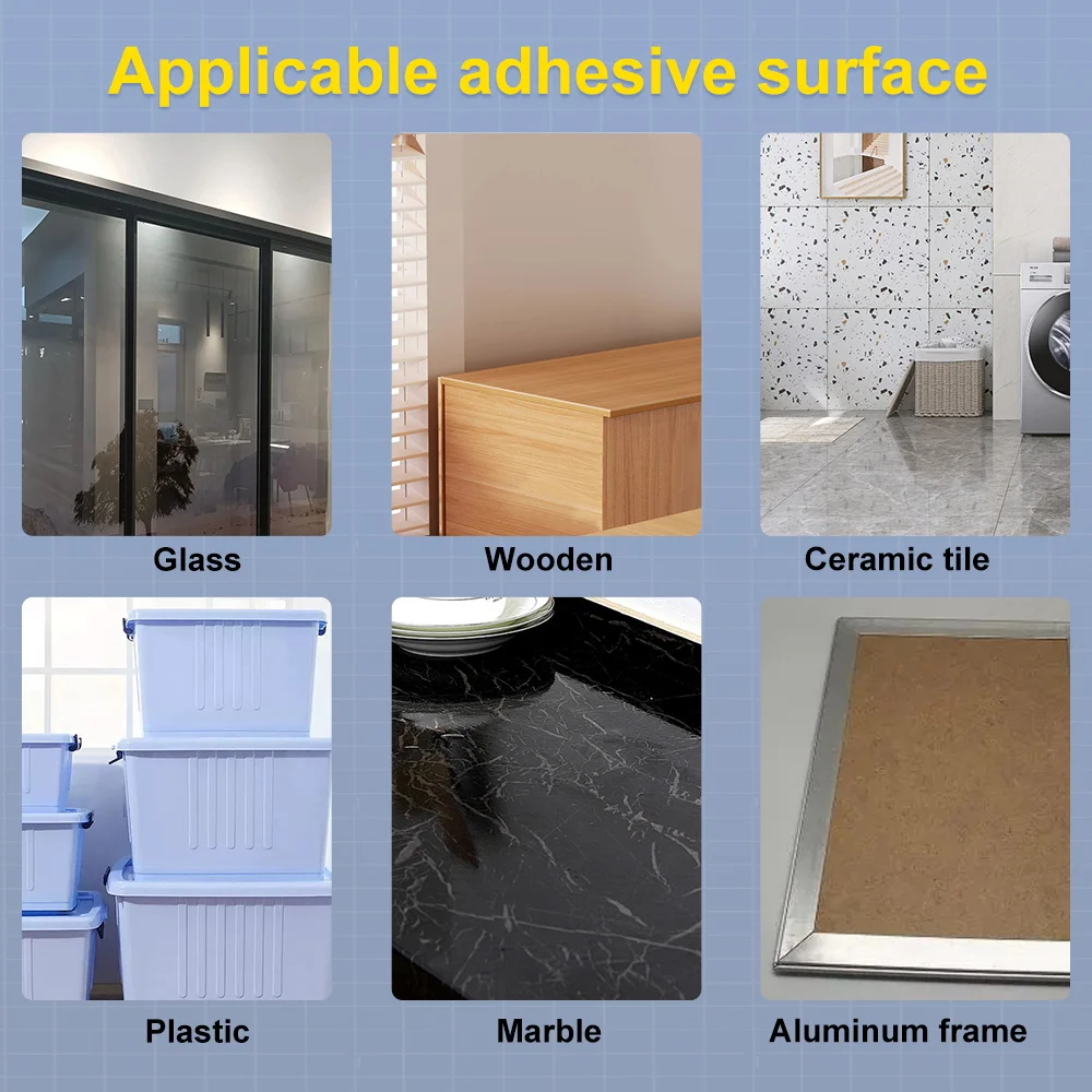 Q Nano Adesivo Dupla Face À Prova D 'Água Transparente Reutilizável Acrílico Dupla Face Adesivo Adequado para Decoração de Casa de Banheiro