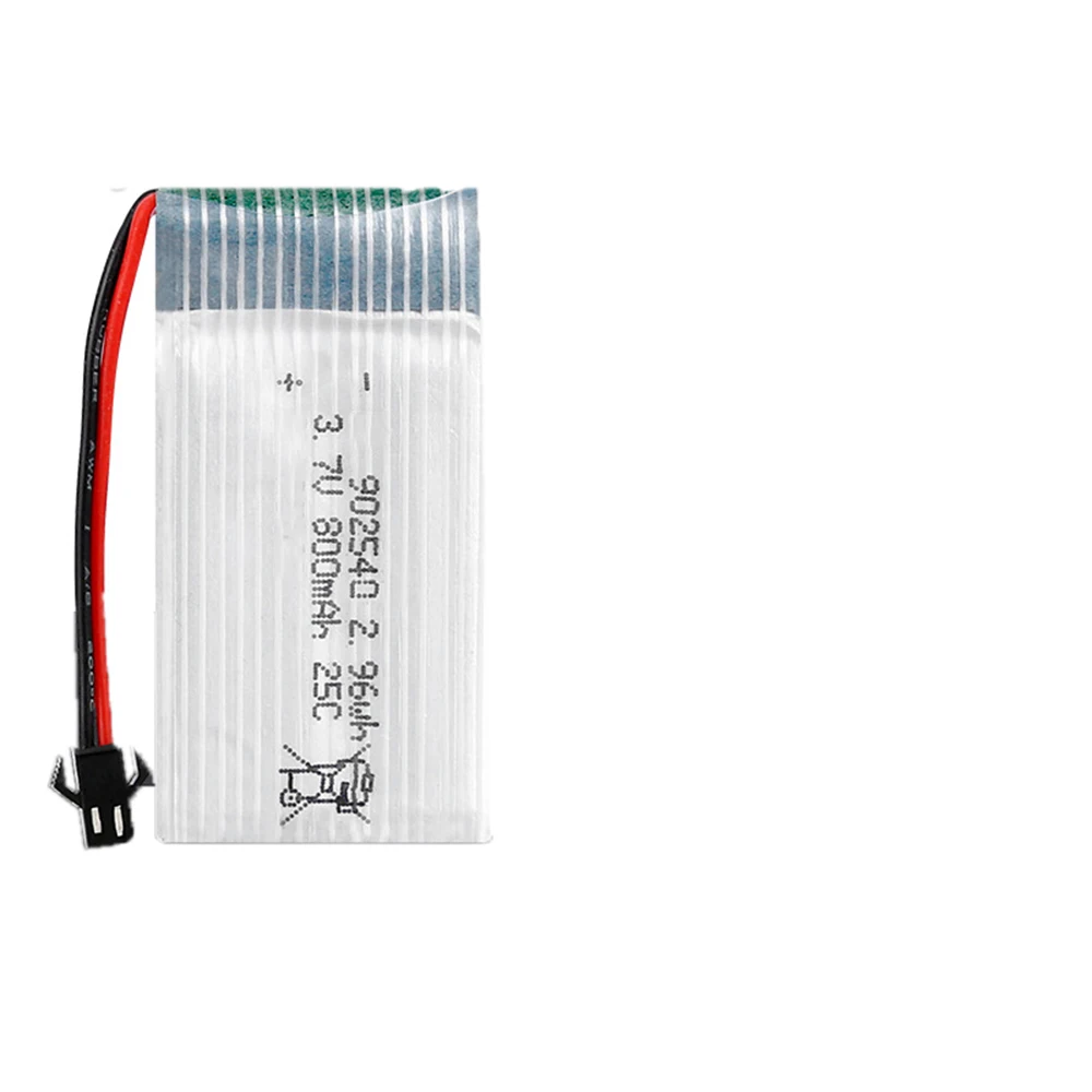 Rechargeable 3.7V 902540 25C 800Mah Li-Polymer Li Battery For H107D Remote Control Aircraft X5Sc  X5Sw Rc Drone