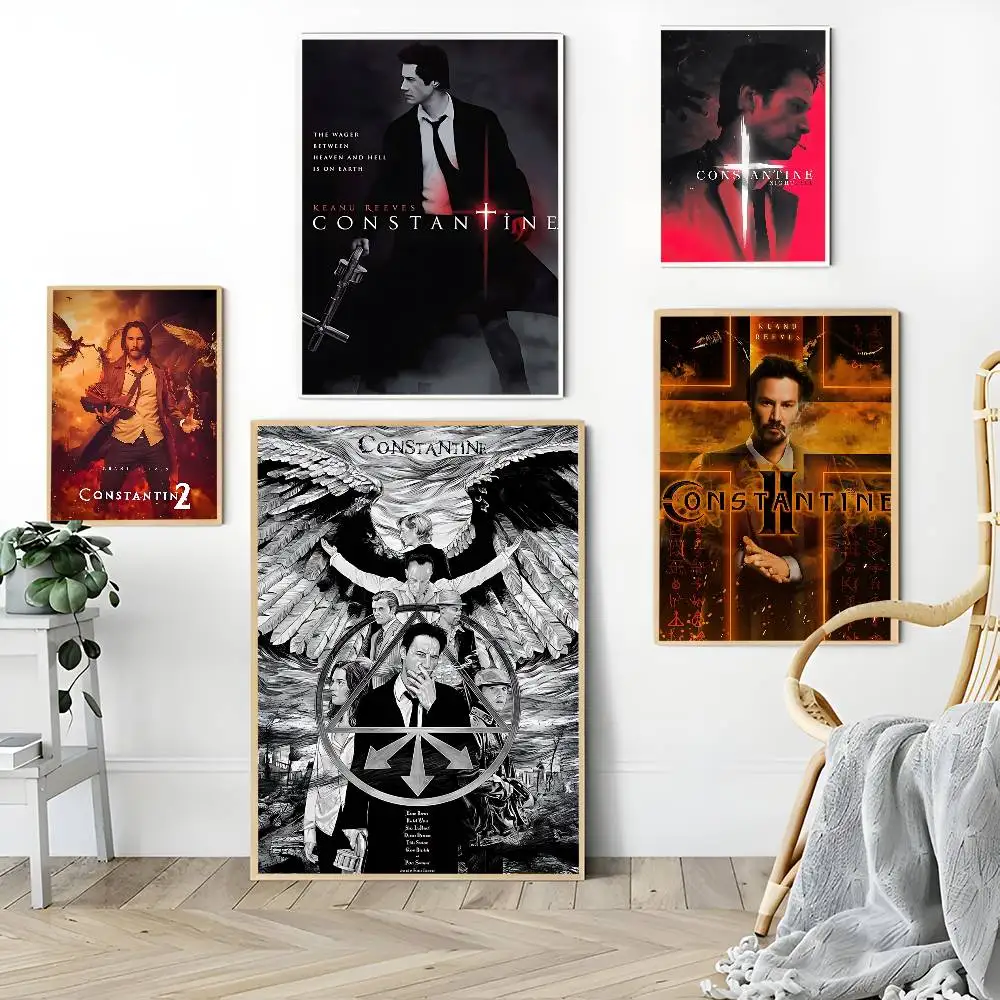 C-Constantine Movie Classic Vintage Posters Vintage Room Home Bar Cafe Decor Nordic Home Decor