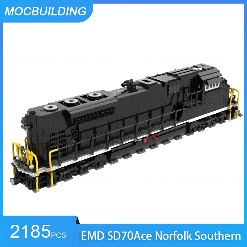 

Transportation EMD SD70Ace Norfolk Southern Train Series MOC Building Block DIY Assemble Bricks Creative Xmas Toys Gifts 2185PCS
