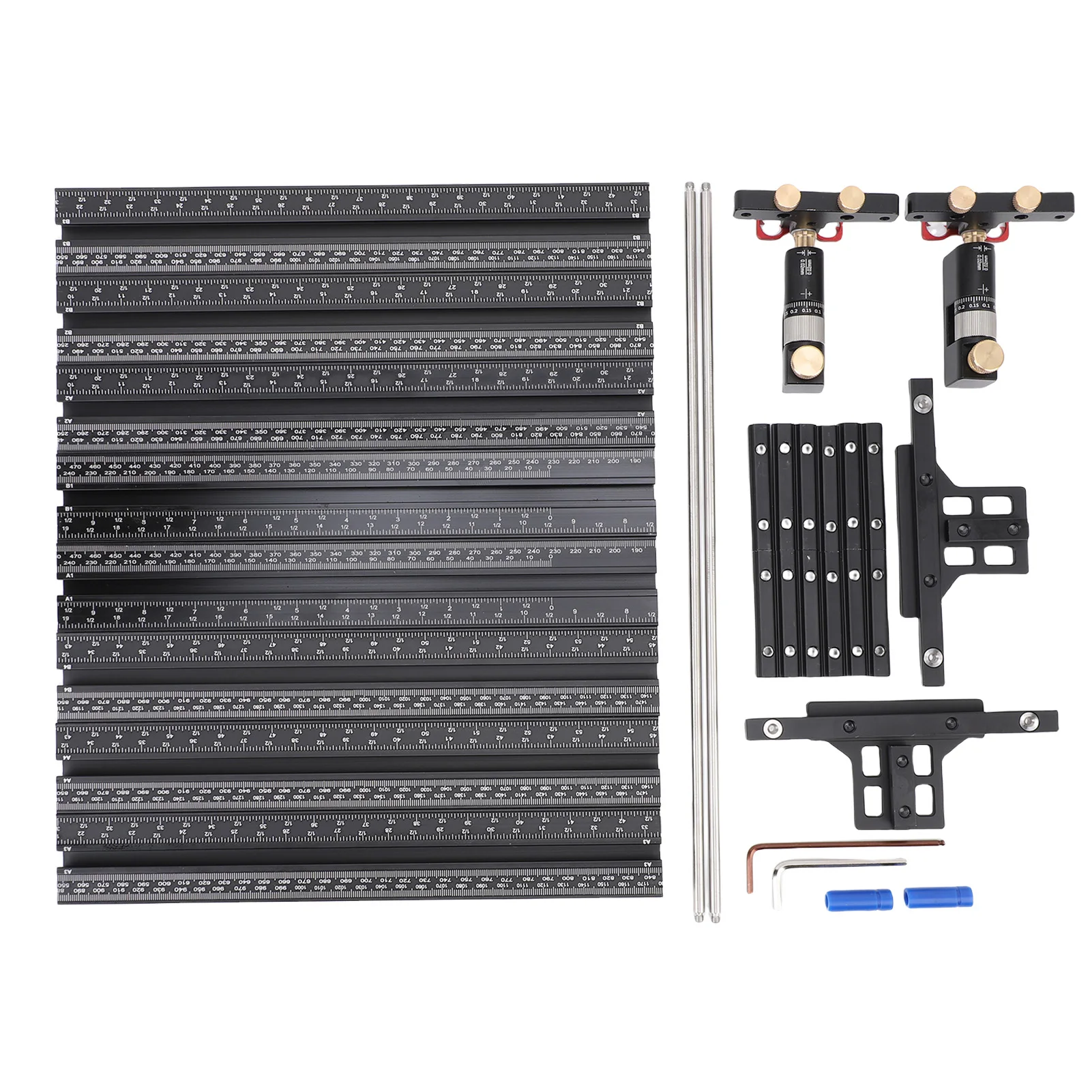 

Parallel Rail System High Hardness Aluminum Alloy Track Saw Rail Joining Set Efficient Multifunctional for Planers